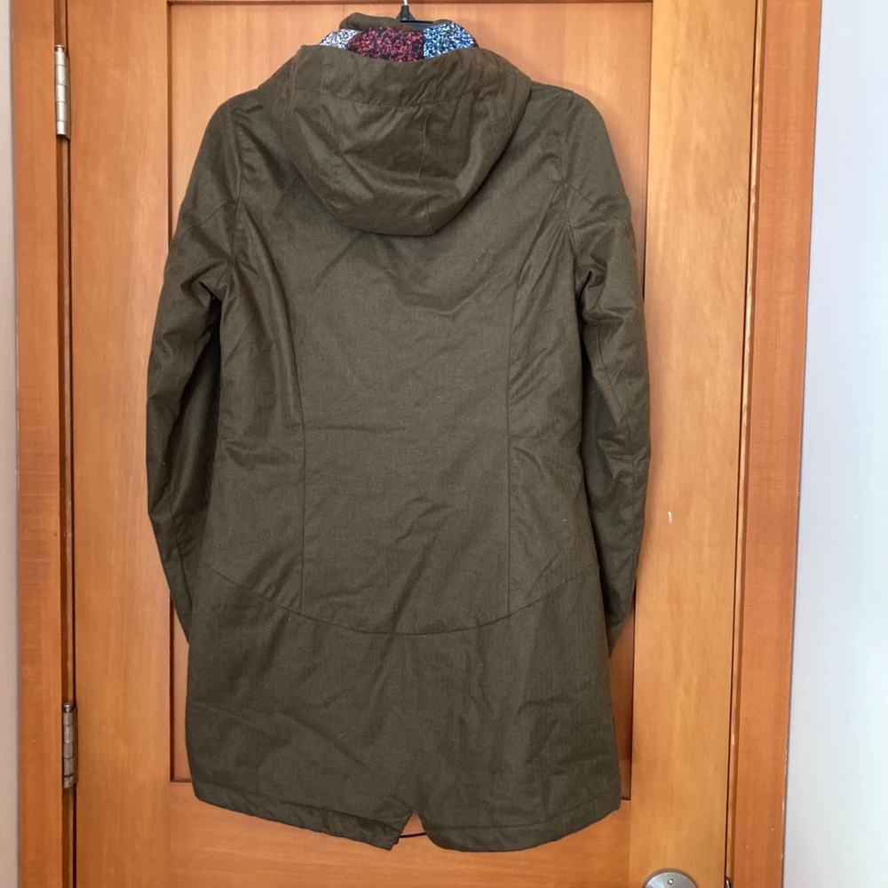 O'Neill Hooded Jacket Shell Adventure Series Size XS Olive Green - Picture 3 of 16